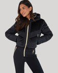 Chevron Ski Suit - Black Velvet