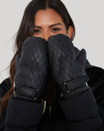 Wanderlust Shearling Ski Mittens - Jet