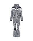 Chevron Ski Suit - Houndstooth