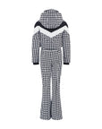 Chevron Ski Suit - Houndstooth