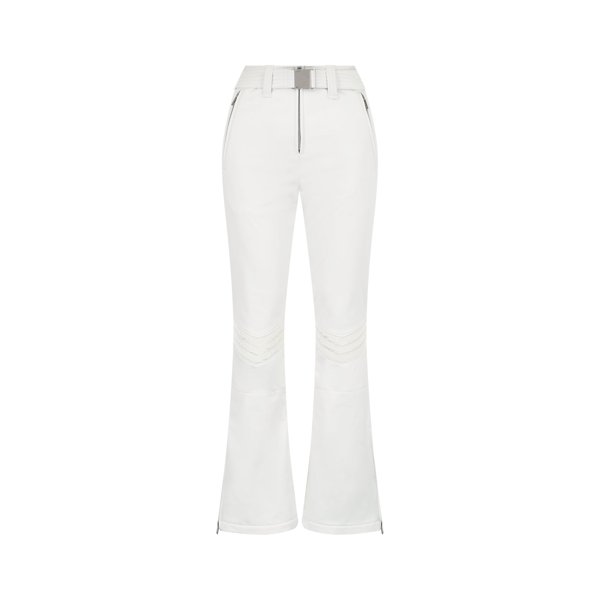 White fitted deals ski pants